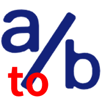 Convertisseur D&eacute;cimal en Fraction